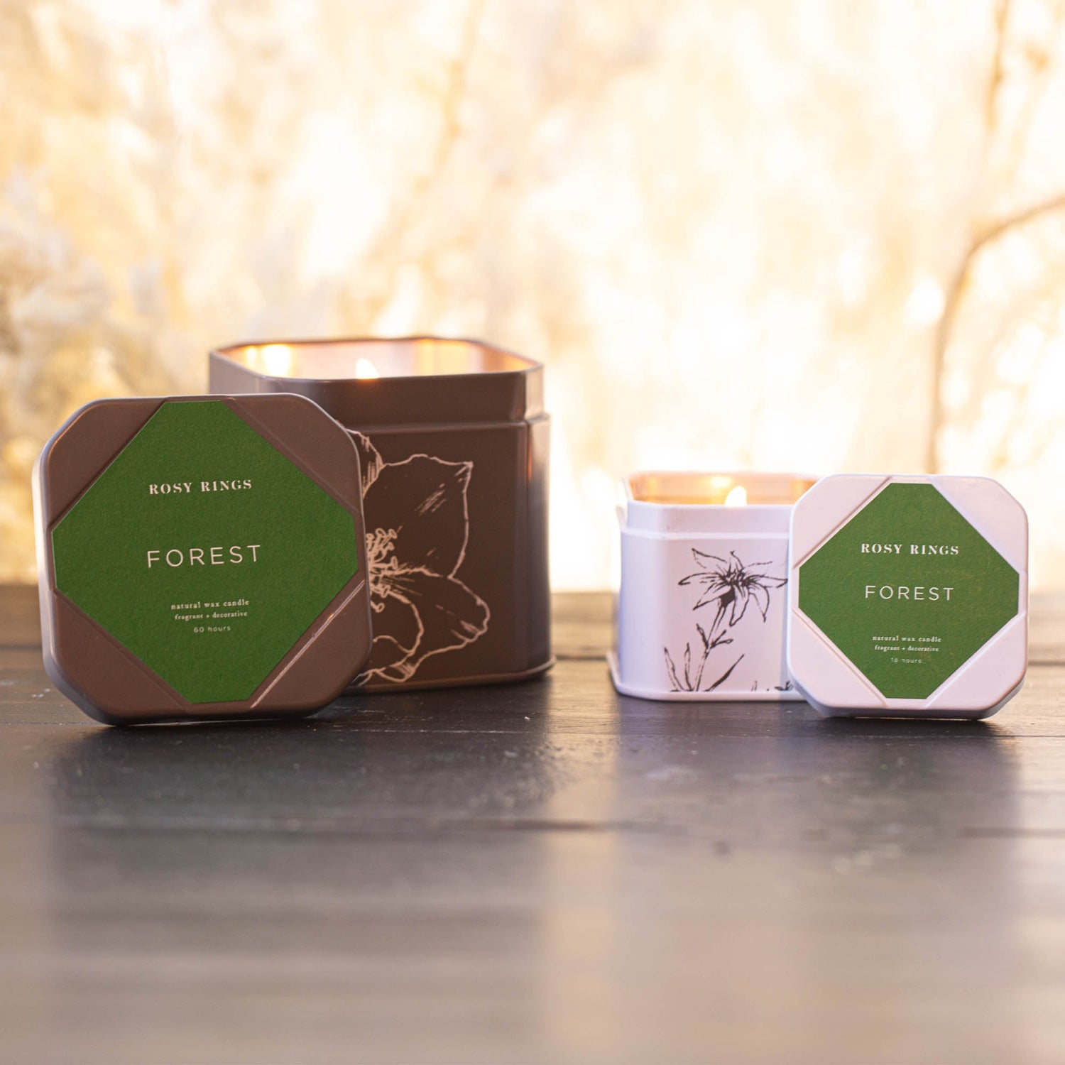 Accent Tin Candle - Forest