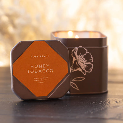 Accent Tin Candle - Honey Tobacco