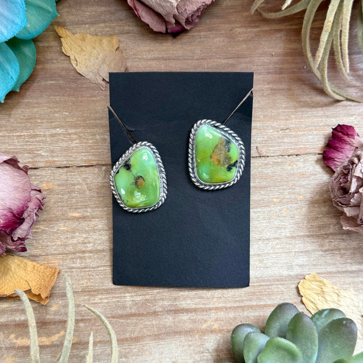 Sonoran Turquoise Stud Earrings by Jason Ogg