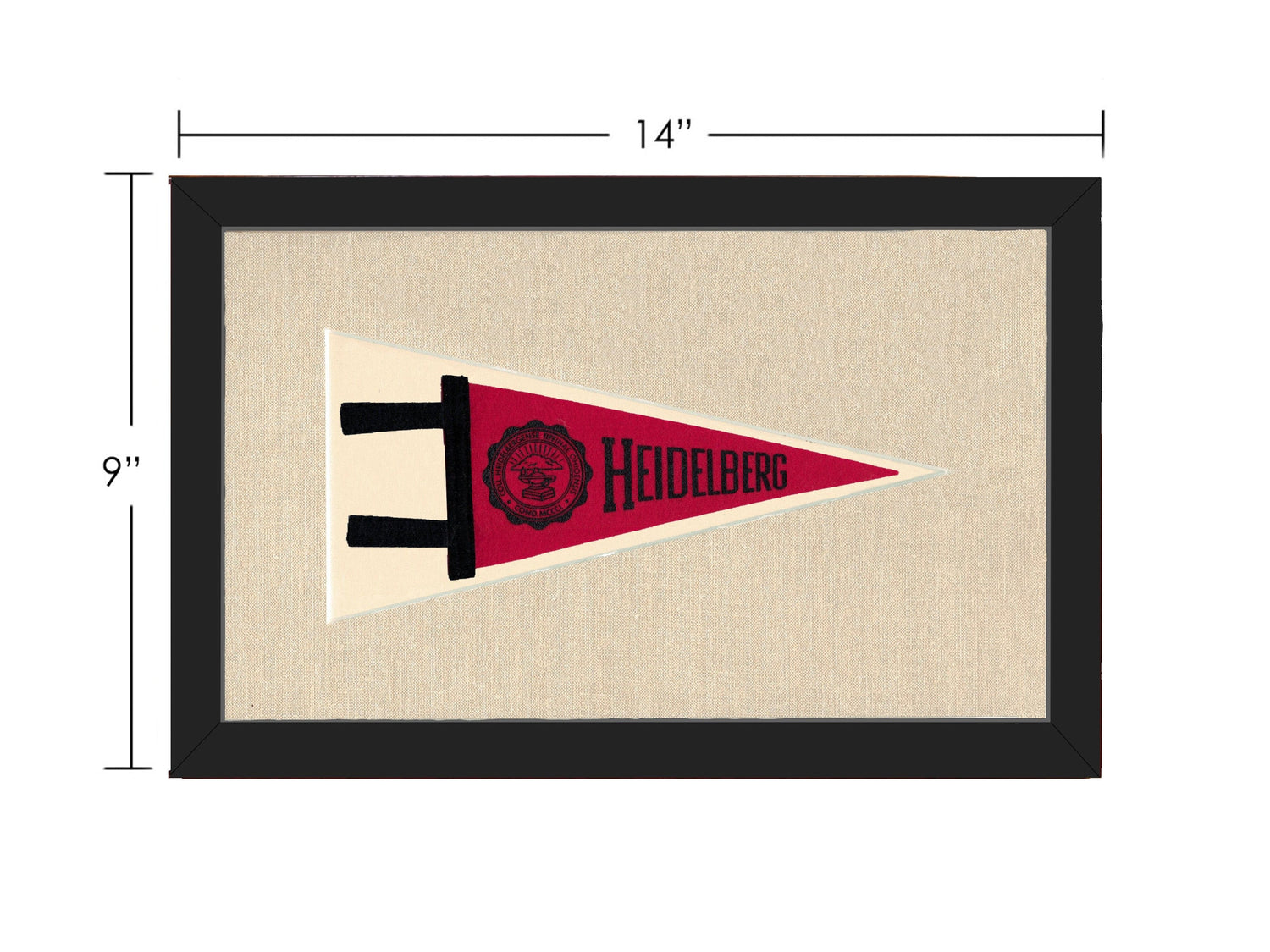 Americana Memories Vintage Pennants and Memorabilia Vintage Heidelberg University Pennant