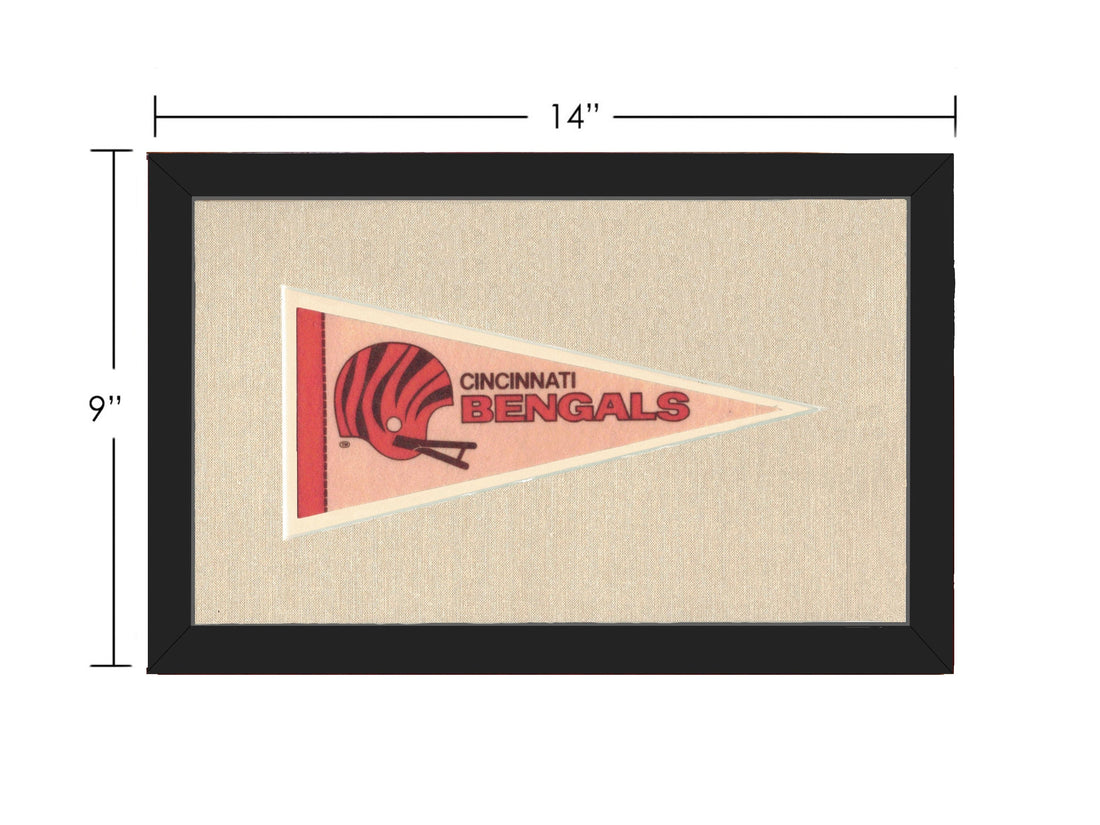 Americana Memories Vintage Pennants and Memorabilia Vintage Cincinnati Bengals Pennant