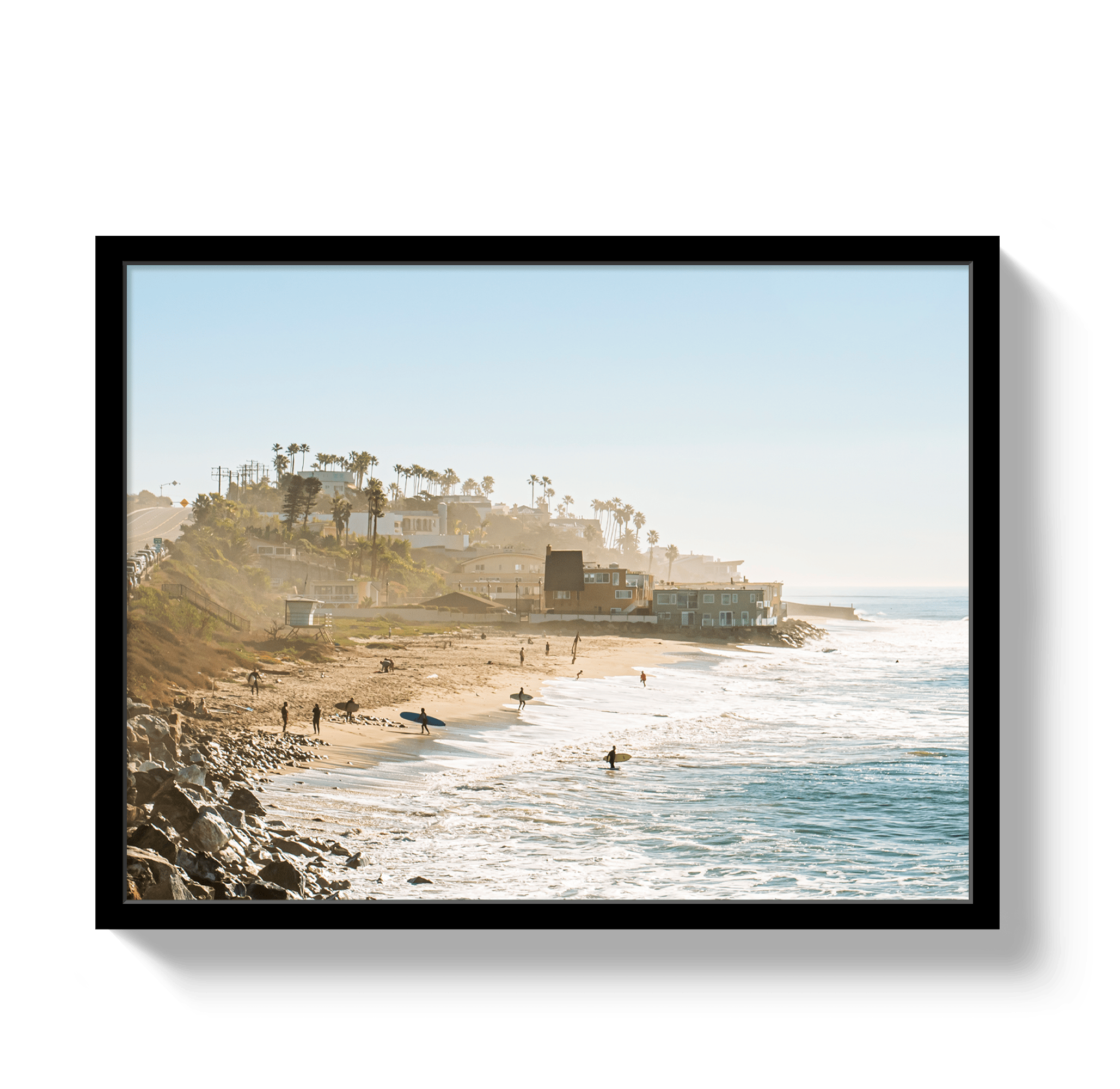 Johnny Vacay Black / 11x14 / Full Bleed County Line Landscape