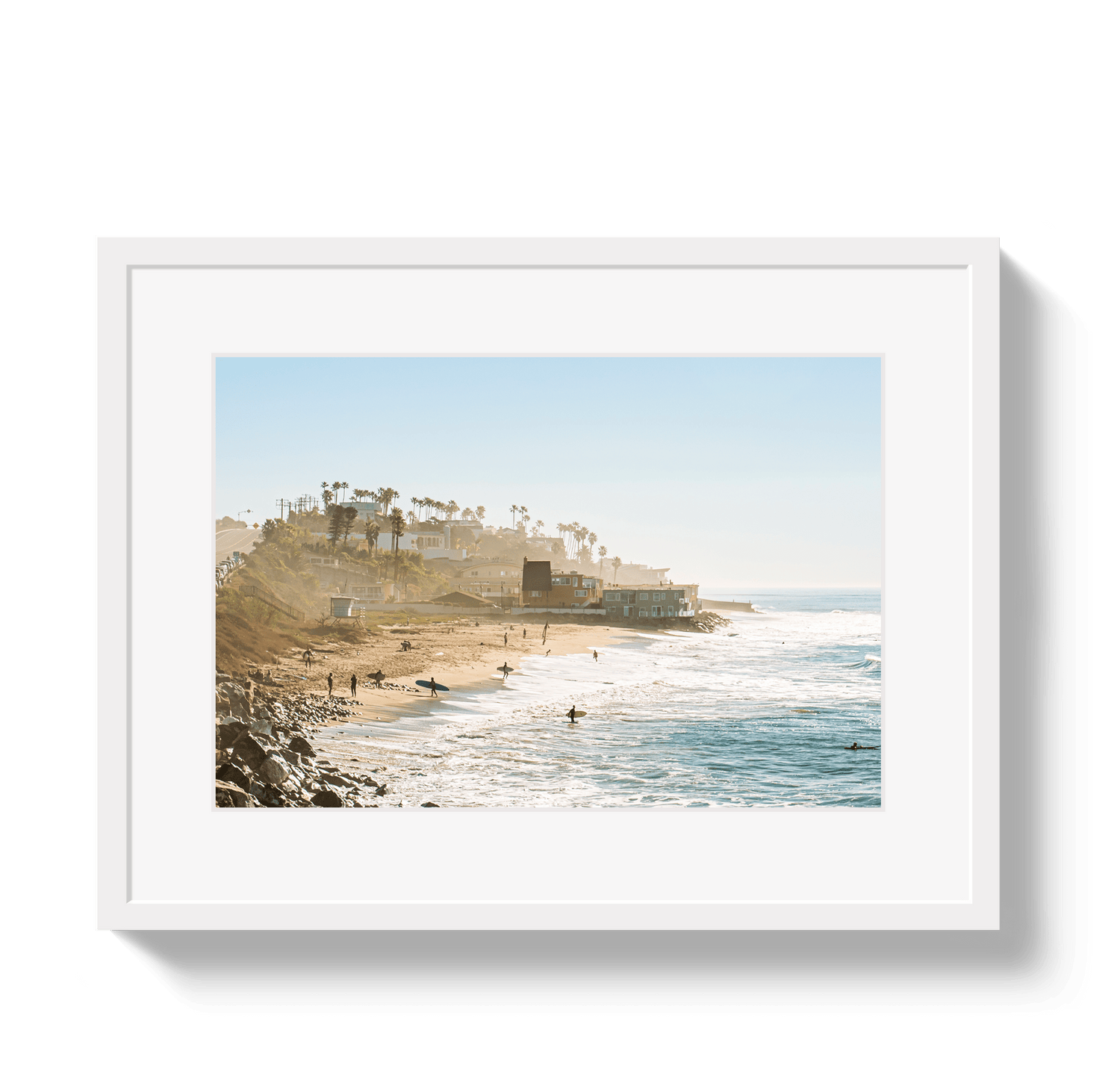 Johnny Vacay White / 11x14 / Matte County Line Landscape