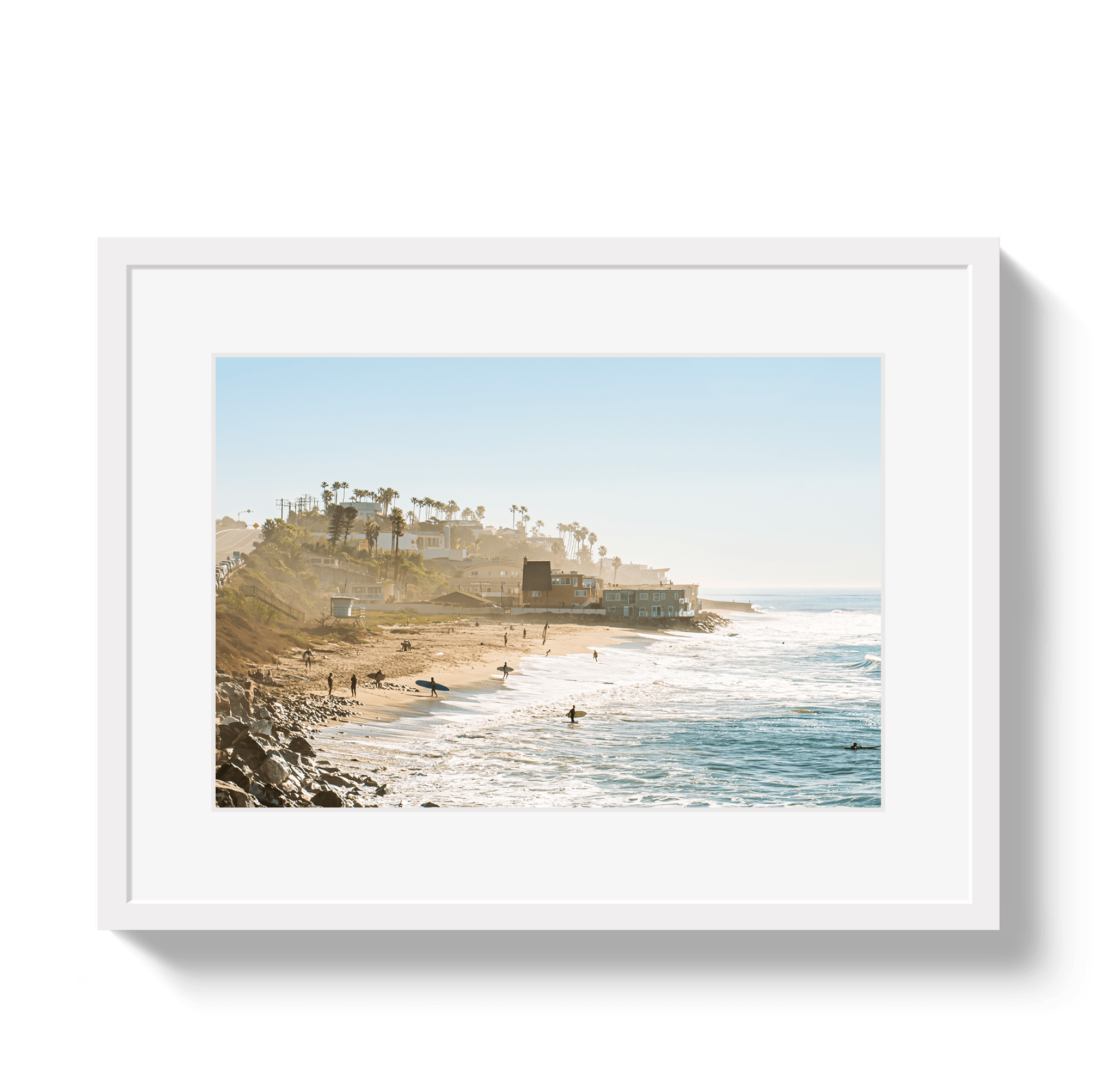 Johnny Vacay White / 11x14 / Matte County Line Landscape