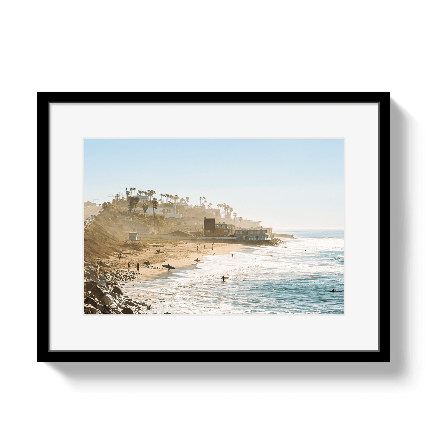 Johnny Vacay Black / 11x14 / Matte County Line Landscape