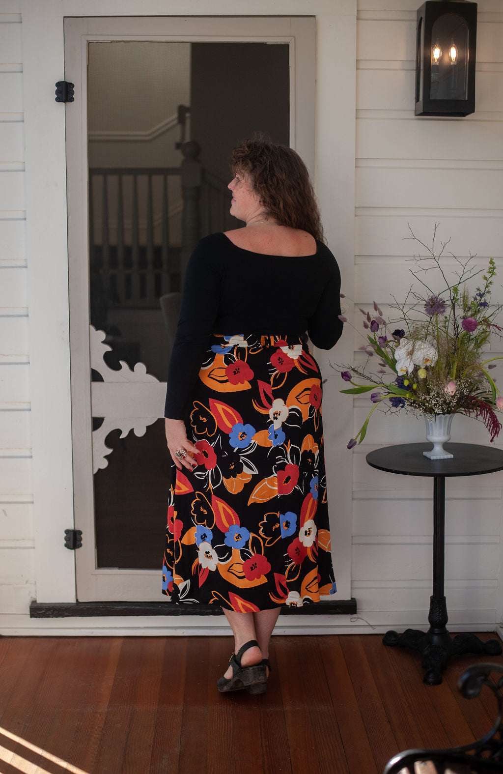 Field Day Skirt Trices Skirt in Abstract Floral