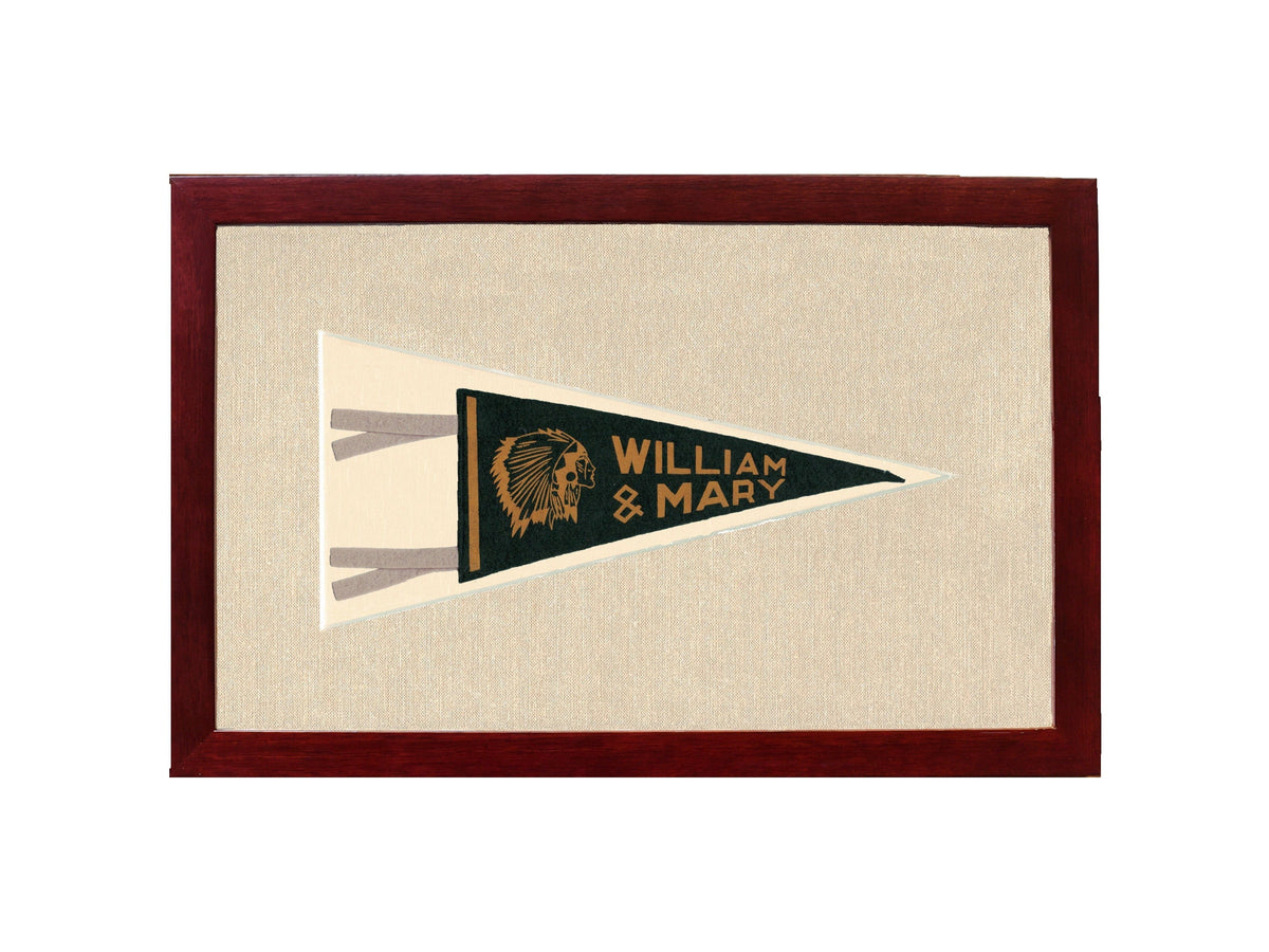 Americana Memories Vintage Pennants and Memorabilia Vintage William &amp; Mary College Pennant