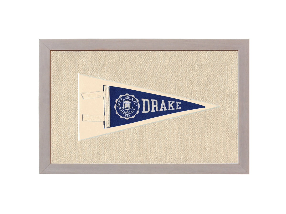 Americana Memories Vintage Pennants and Memorabilia Vintage Drake University Pennant