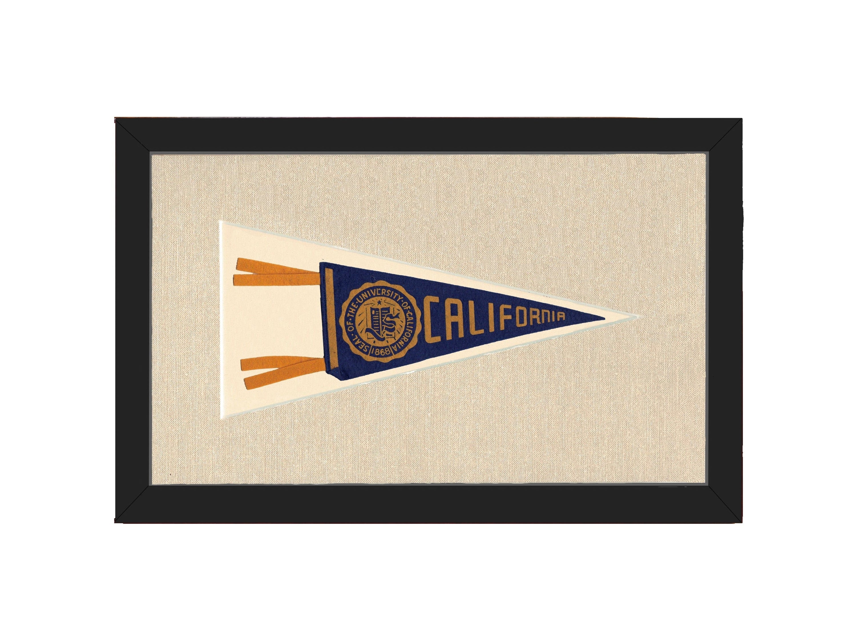 Americana Memories Vintage Pennants and Memorabilia Vintage University of California Pennant