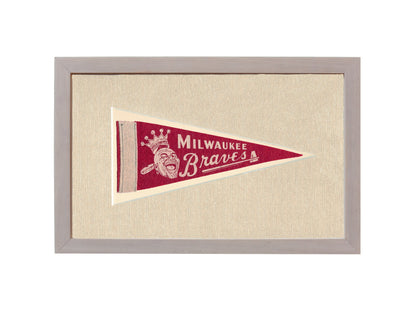 Vintage Milwaukee Braves Pennant