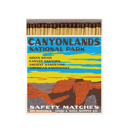 Good &amp; Well Supply Co. Canyonlands Vintage National Park Cabin Matches
