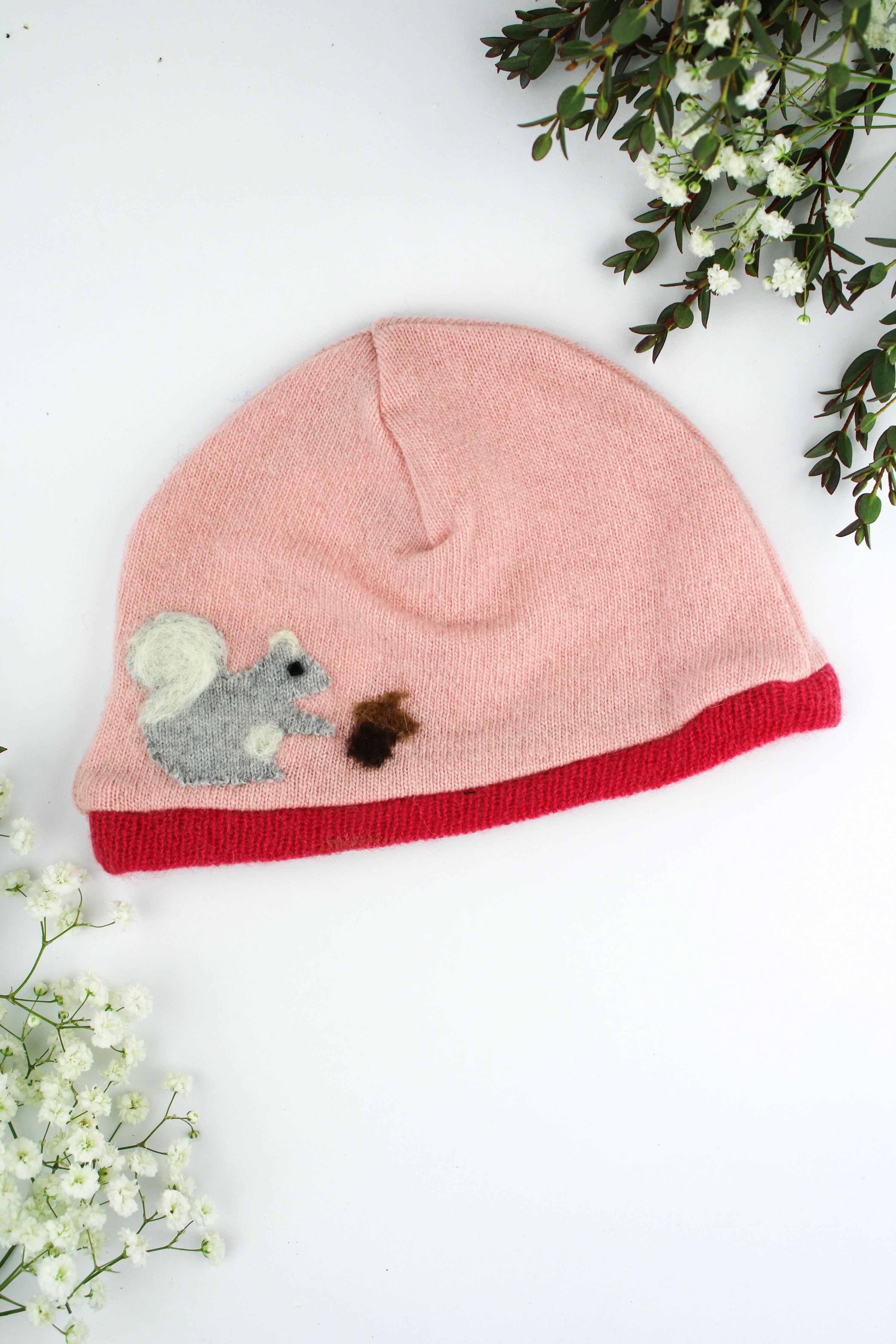 Ash &amp; Rose hat Rose Squirrel Cashmere Hat - Baby