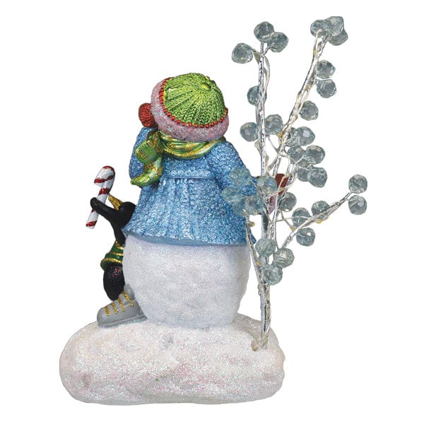 Old World Christmas 8.75 X 6.5 X 5 / 15500 Snowgal And Penguin Lighted Figurine