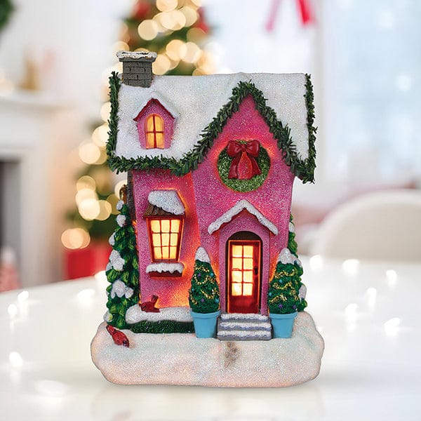 Old World Christmas 7 X 5.5 X 5.5 / 15503 Holiday House Lighted Figurine