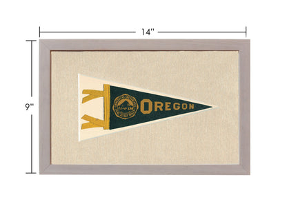 Americana Memories Vintage Pennants and Memorabilia Vintage University of Oregon Pennant
