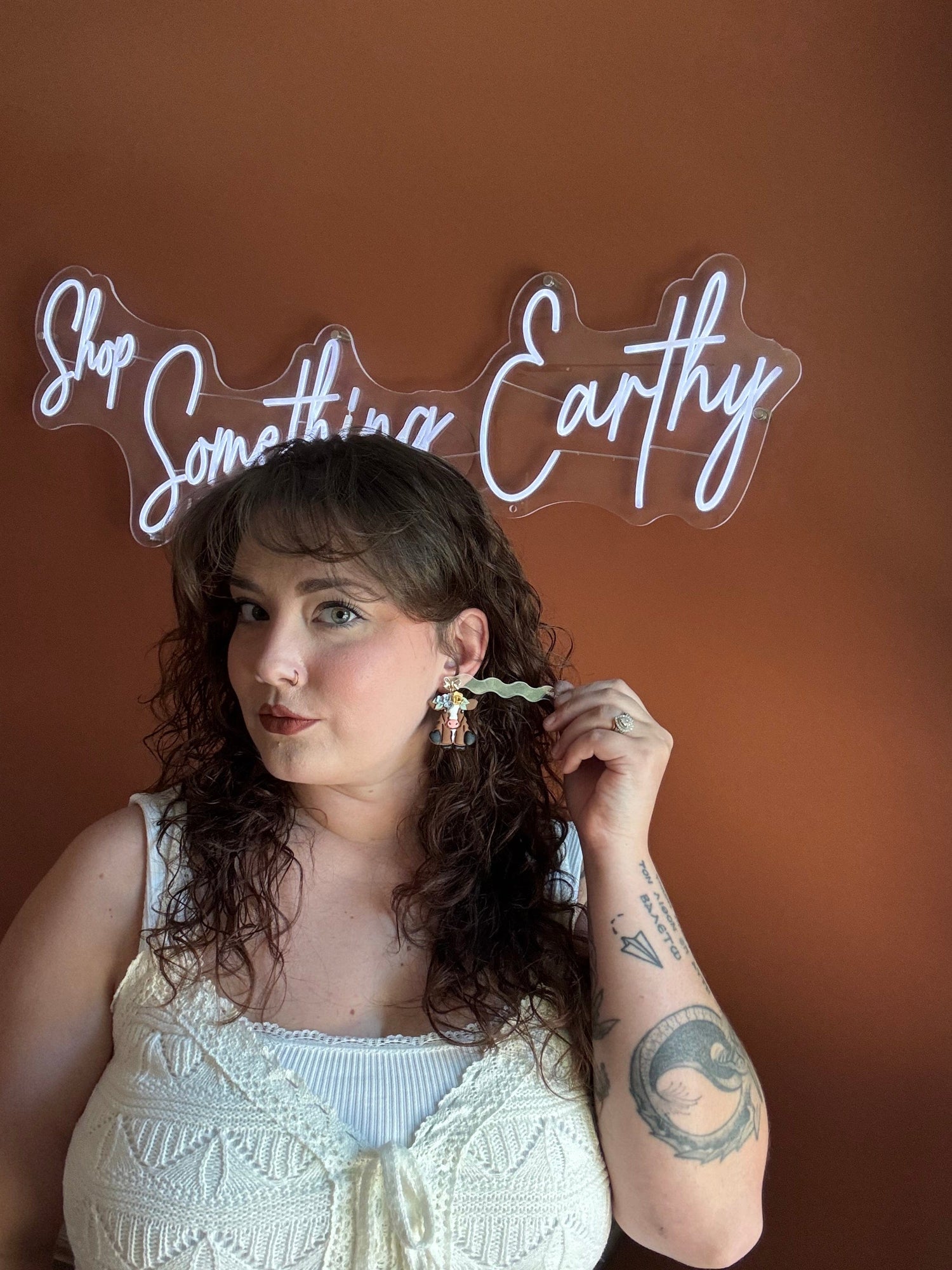 Shop Something Earthy Flower Crown Cows