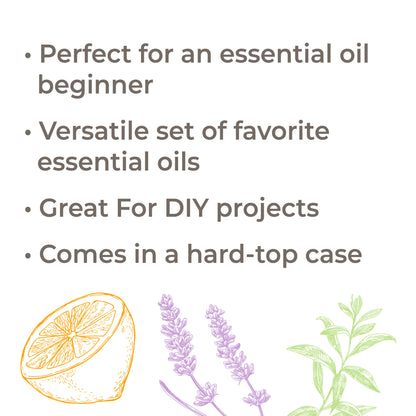 15 &amp; 15 Essential Oil Set with Carrying Case - My American Goods