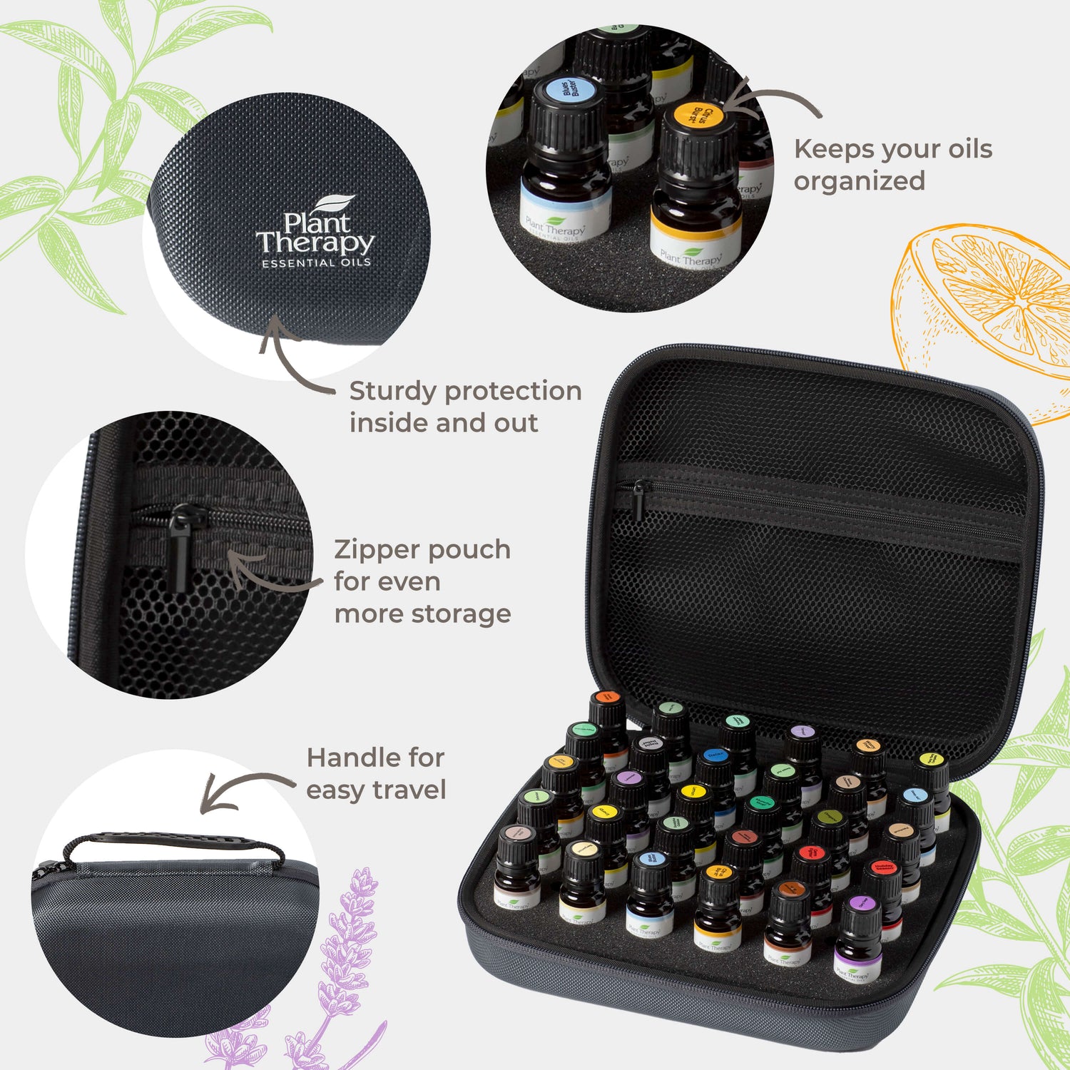 15 &amp; 15 Essential Oil Set with Carrying Case - My American Goods