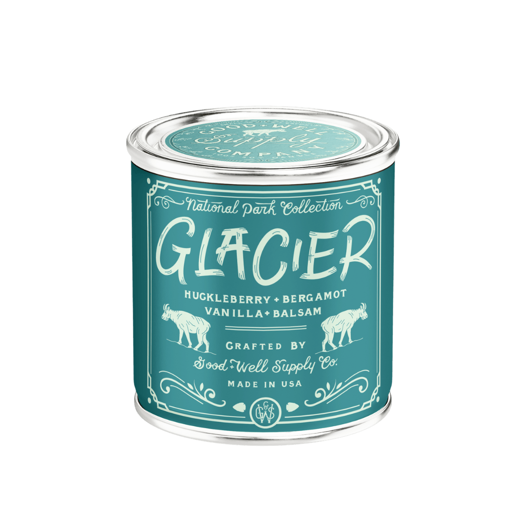 Good &amp; Well Supply Co Candles Glacier National Park Candle
