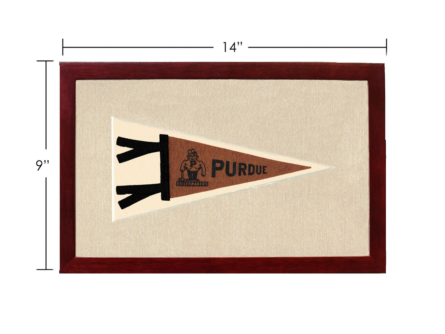 Americana Memories Vintage Pennants and Memorabilia Vintage Purdue Pennant
