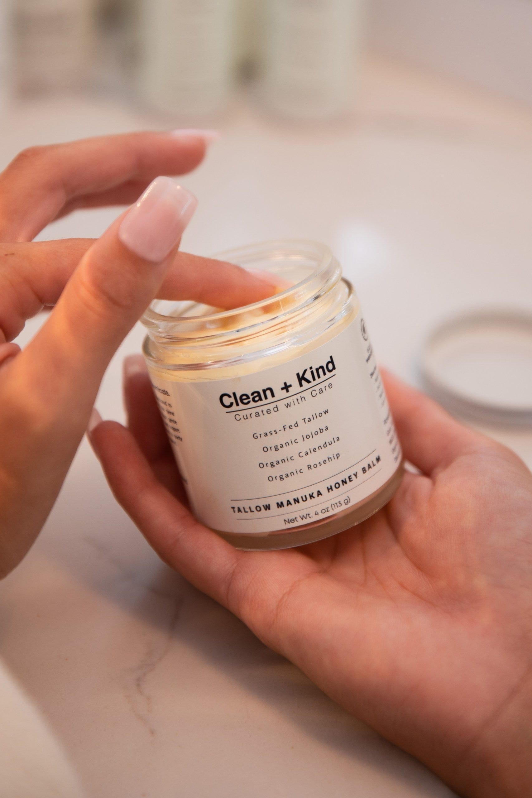Clean + Kind Whipped Tallow Honey Balm