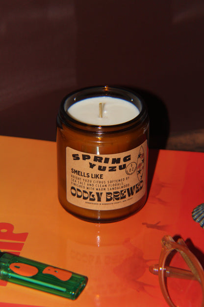 Oddly Brewed Candles Spring Yuzu Soy Candle
