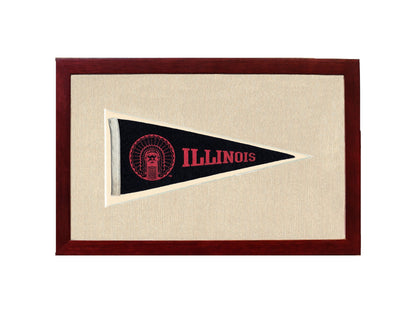 Americana Memories Vintage Pennants and Memorabilia Vintage Illinois Pennant