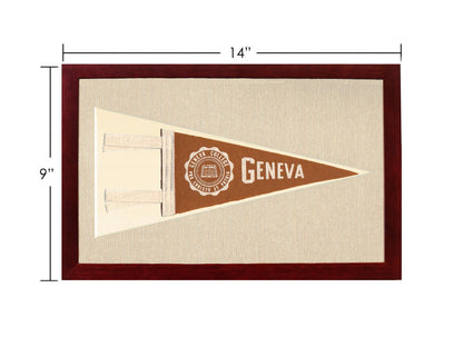 Vintage Geneva College Pennant