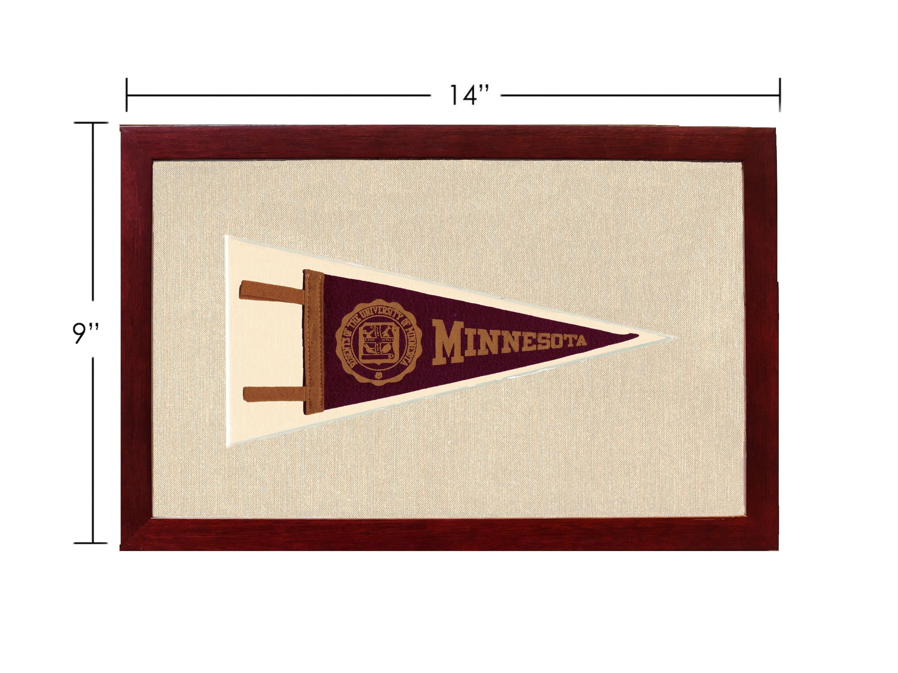 Americana Memories Vintage Pennants and Memorabilia Vintage Minnesota Pennant