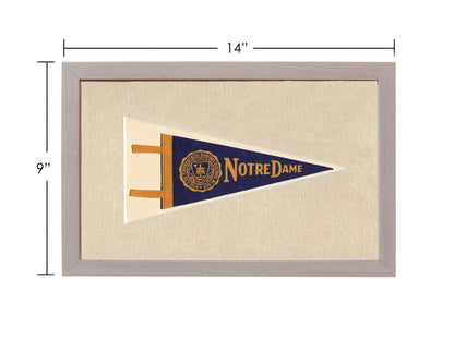Americana Memories Vintage Pennants and Memorabilia Vintage Notre Dame Pennant