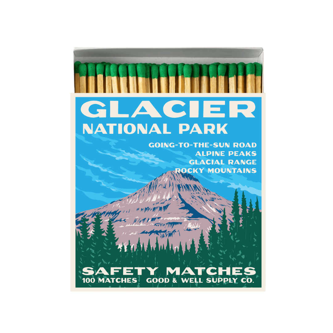 Good &amp; Well Supply Co. Glacier Vintage National Park Cabin Matches