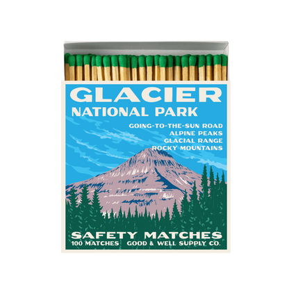 Good &amp; Well Supply Co. Glacier Vintage National Park Cabin Matches