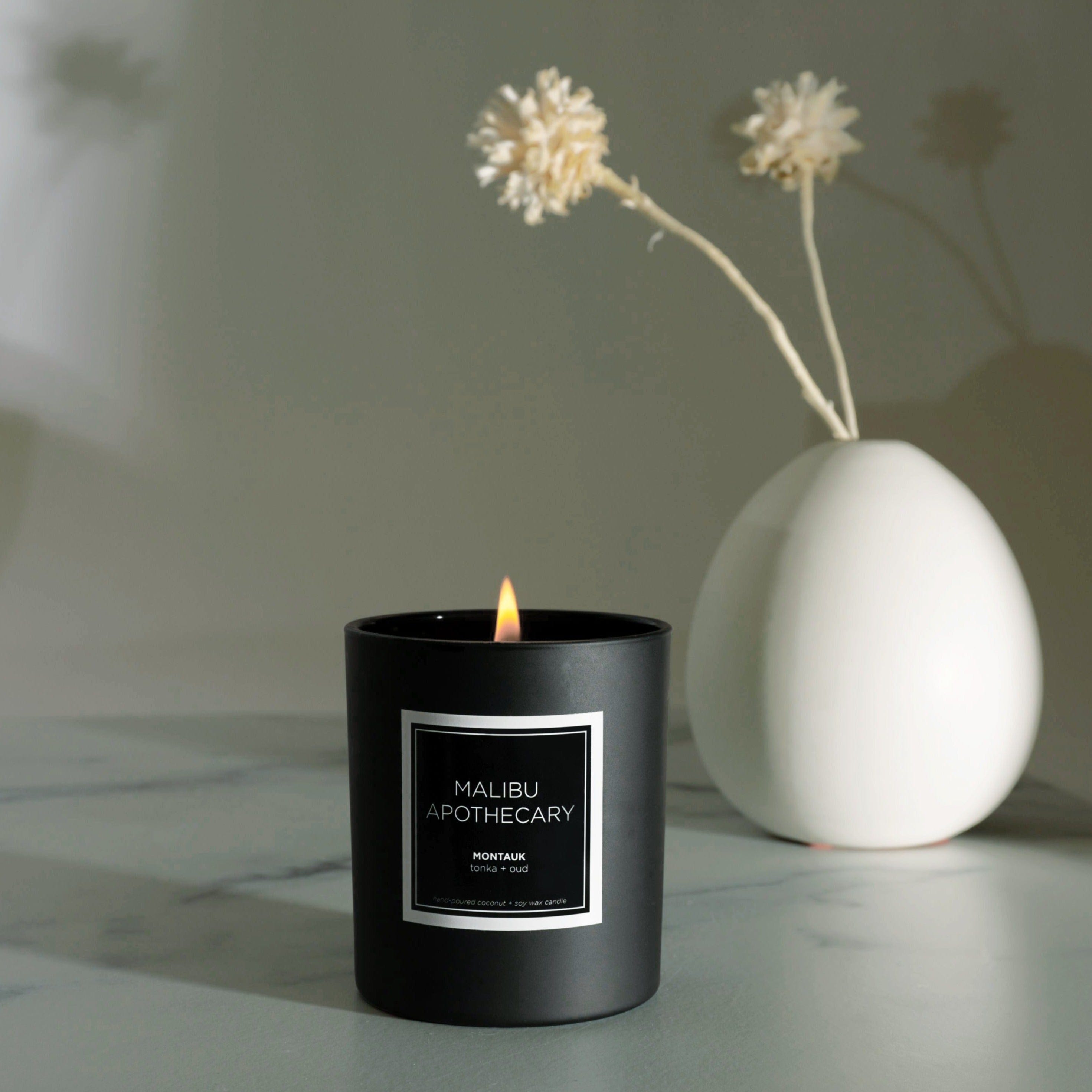 Malibu Apothecary Candle Matte Black Candle