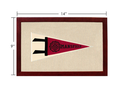 Vintage Mansfield State College Pennant