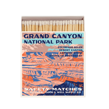 Good &amp; Well Supply Co. Grand Canyon Vintage National Park Cabin Matches