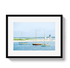 Johnny Vacay Black / 11x14 / Matte Moored in Nantucket