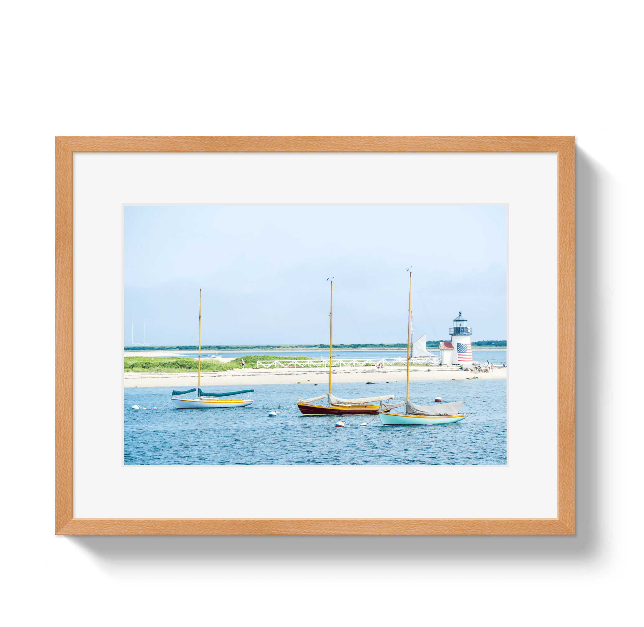 Johnny Vacay Oak / 11x14 / Matte Moored in Nantucket