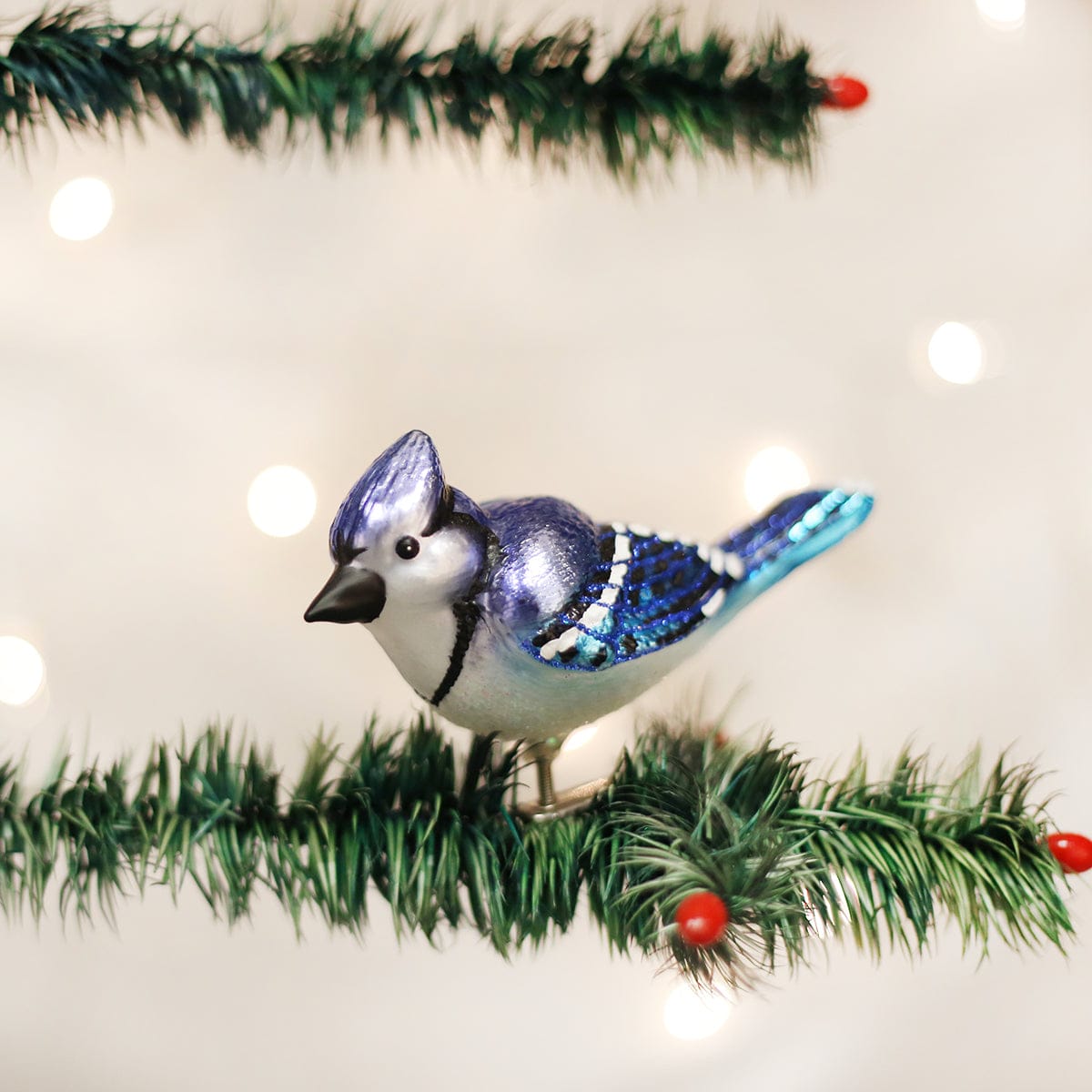 Old World Christmas 2.5 X 4.25 X 1.75 / 18080 Bright Blue Jay Ornament