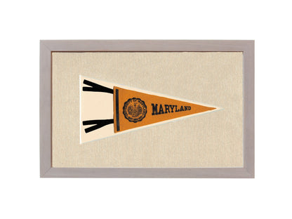 Americana Memories Vintage Pennants and Memorabilia Vintage University of Maryland Pennant