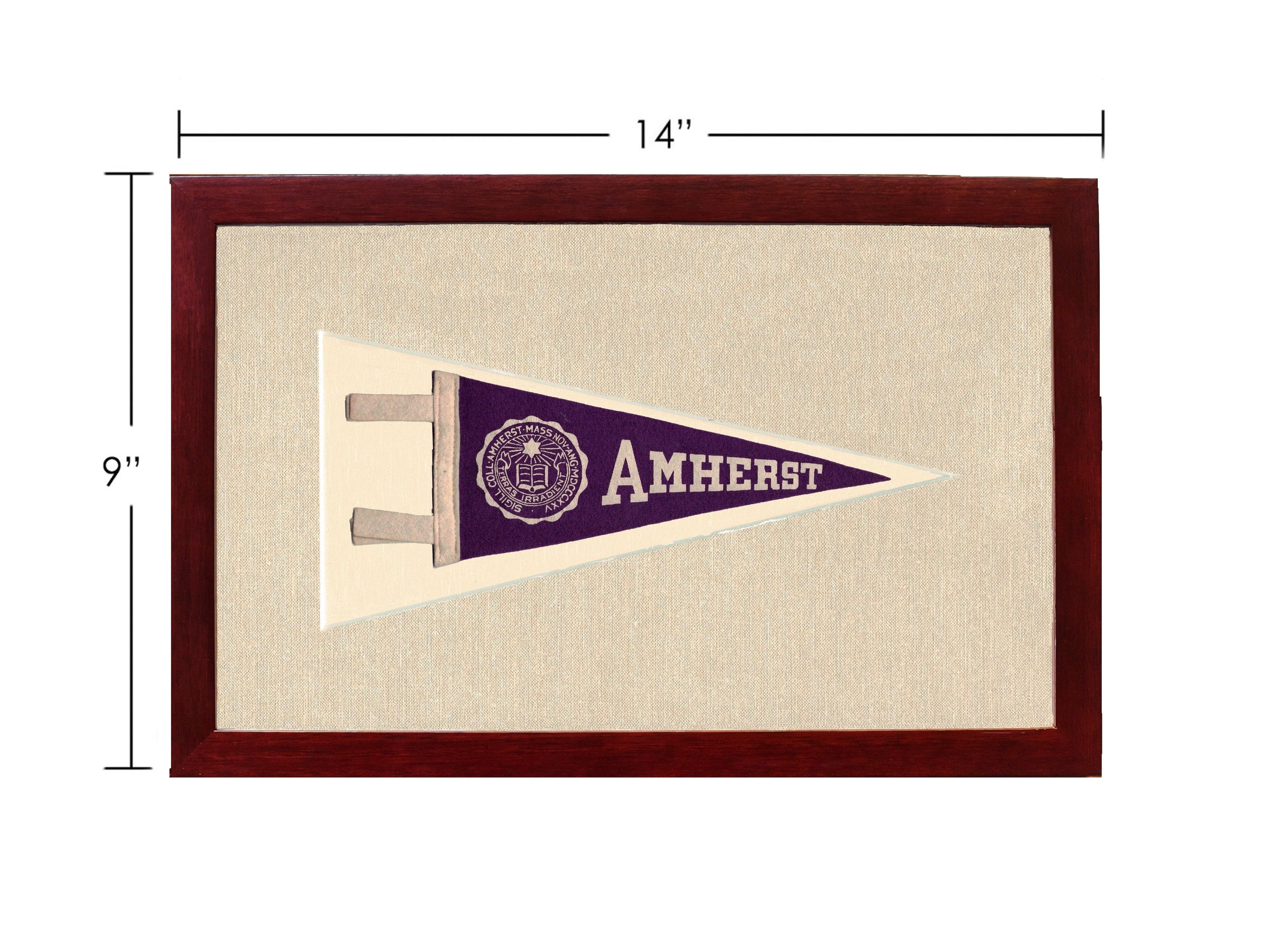 Americana Memories Vintage Pennants and Memorabilia Vintage Amherst College Pennant