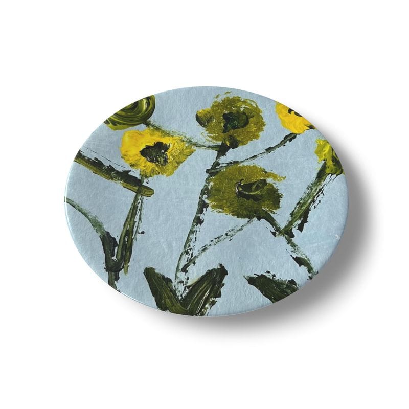 Erin Donahue Tice China Plates Set of Lemon Posey China Plates (Set of 2, 4 or 8)