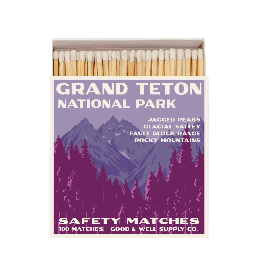 Good &amp; Well Supply Co. Grand Teton Vintage National Park Cabin Matches