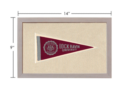 Americana Memories Vintage Pennants and Memorabilia Vintage Lock Haven University Pennant