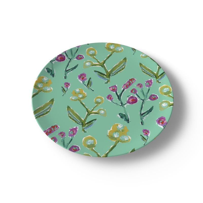 Erin Donahue Tice China Plates Set of Honeysuckle China Plates (Set of 2, 4 or 8)