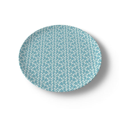 Set of Slate Blue Ivy Manor China Plates (Set of 2, 4 or 8)
