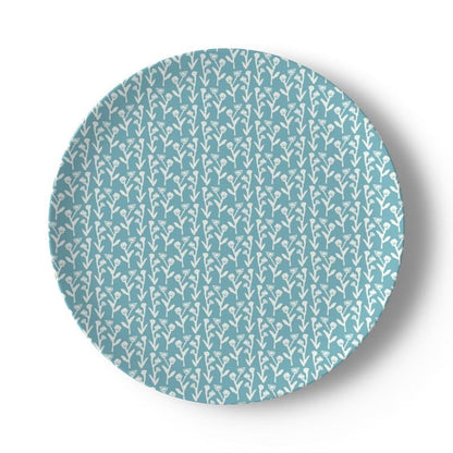 Erin Donahue Tice China Plates Set of Slate Blue Ivy Manor China Plates (Set of 2, 4 or 8)