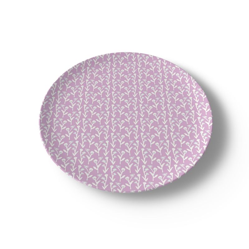 Set of Lilac Ivy Manor China Plates (Set of 2, 4 or 8)