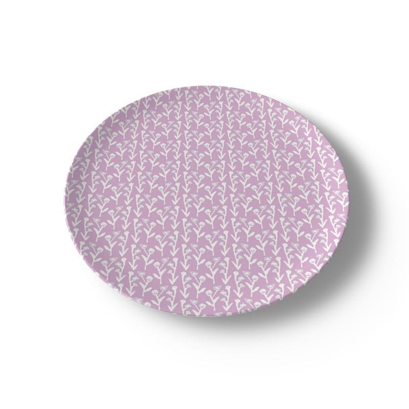 Erin Donahue Tice China Plates Set of Lilac Ivy Manor China Plates (Set of 2, 4 or 8)