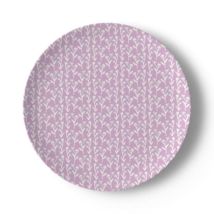 Set of Lilac Ivy Manor China Plates (Set of 2, 4 or 8)
