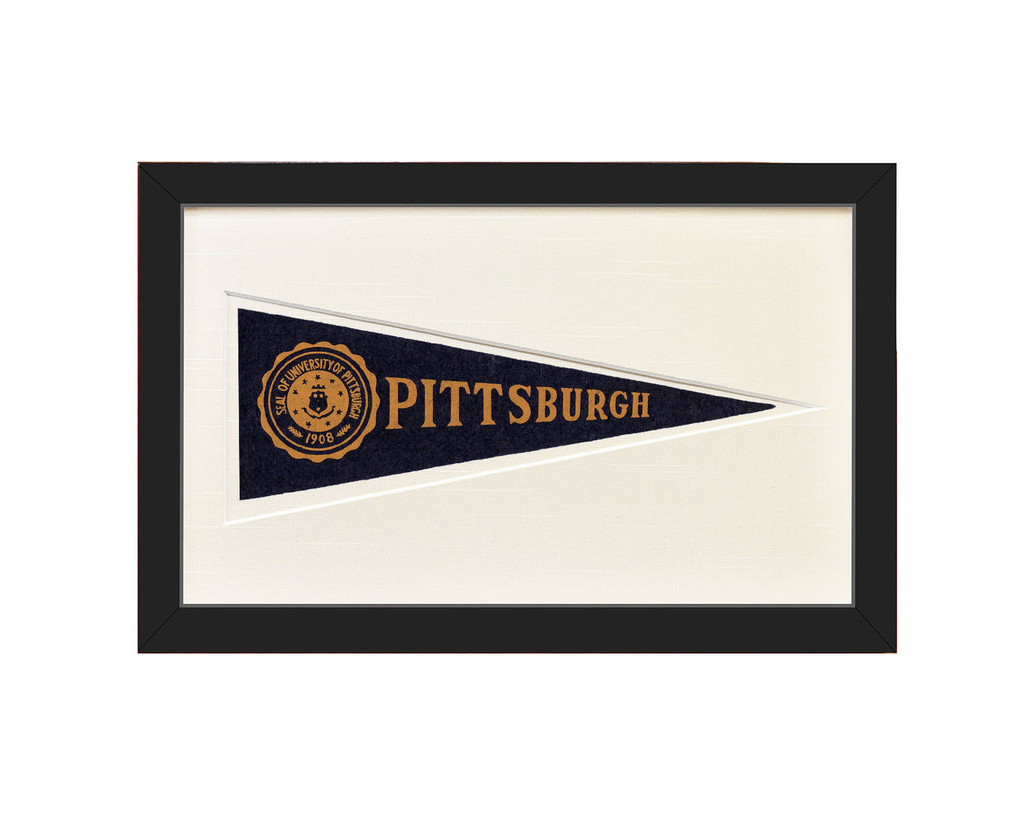 Vintage University of Pittsburgh Hormel Pennant